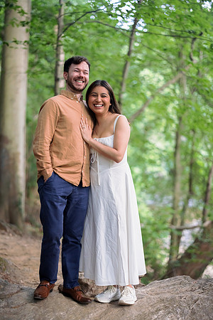 Stef & Nick - engagement portrait-33
